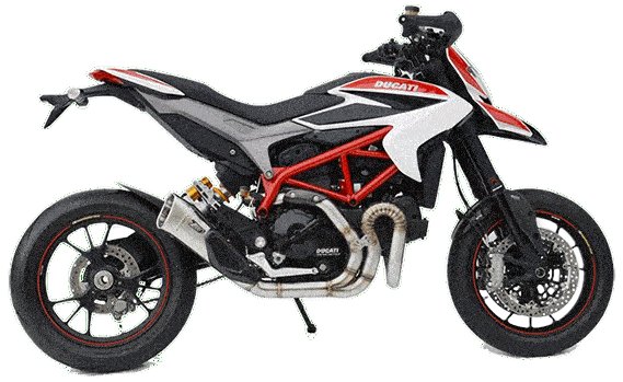 Ligne Zard Inox Ducati Supermotard 821