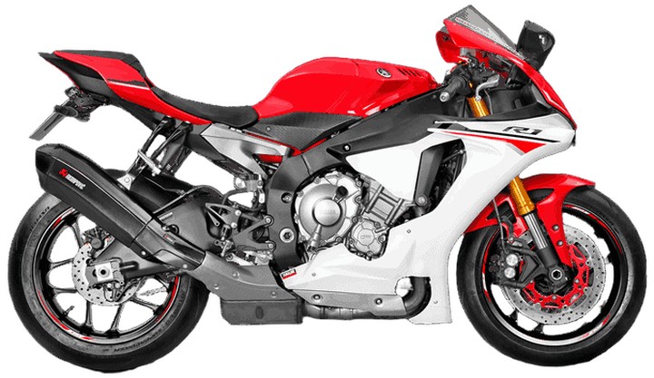 SILENCIEUX CARBONE AKRAPOVIC YAMAHA R1 2015 (S-Y10SO13-HHX2C)