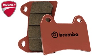 PLAQUETTES ARRIERE BREMBO POUR DUCATI