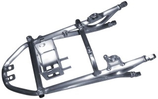 Boucle arrière en alu MOTOHOLDERS avec support batterie pour HONDA  CBR1000 RR 2008-2016