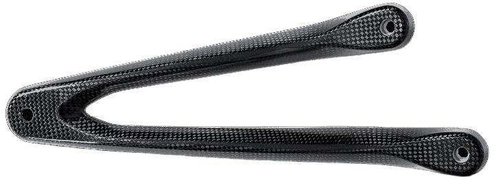 PATTE DE FIXATION AKRAPOVIC EN CARBONE REFERENCE :  P-MBK10R3/A1