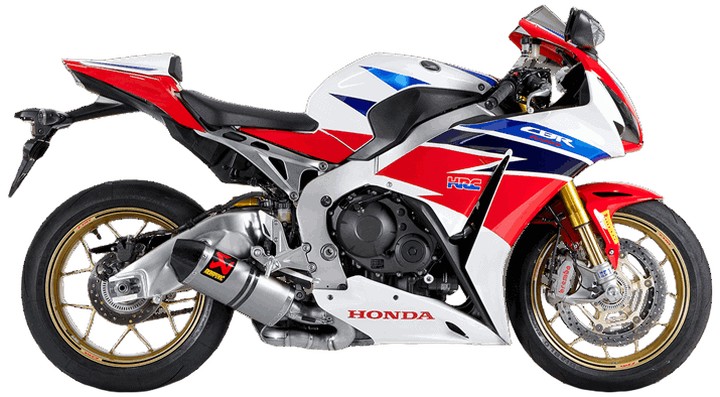 DEMI-LIGNE RACING AKRAPOVIC -HONDA 1000 CBR RR 2014-2016