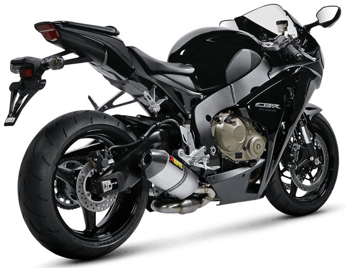 DEMI-LIGNE RACING AKRAPOVIC -HONDA 1000 CBR RR / SP 2014-2016