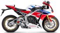 DEMI-LIGNE RACING AKRAPOVIC -HONDA 1000 CBR RR / SP 2014-2016
