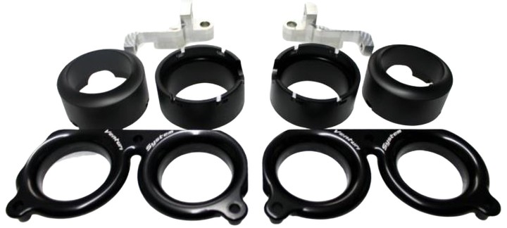 KIT CORNETS D'ADMISSION RACING YAMAHA R6 2008-2016 (VS25)