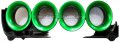 KIT CORNETS D'ADMISSION RACING KAWASAKI ER6 2006-2015 (VS33)