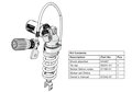 AMORTISSEUR ARRIÈRE OHLINS TTX-GP ZX6R 2009-2016 / ZX636 2013-2025 (KA467)