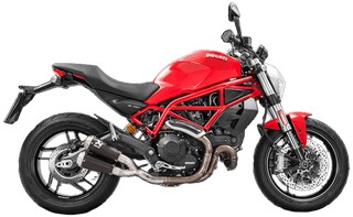 SILENCIEUX AKRAPOVIC MONSTER 797 (S-D8SO4-CUBTBL)