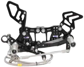 COMMANDES RECULÉES PP-TUNING POUR RSV 4 / TUONO V4 2009-2012