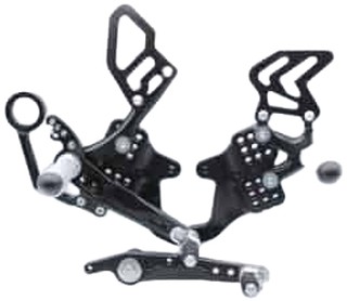 COMMANDES RECULÉES PP-TUNING POUR S1000RR 2015-2016