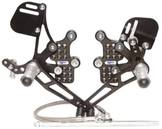 COMMANDES RECULÉES PP-TUNING POUR SV 1000 2003-2007