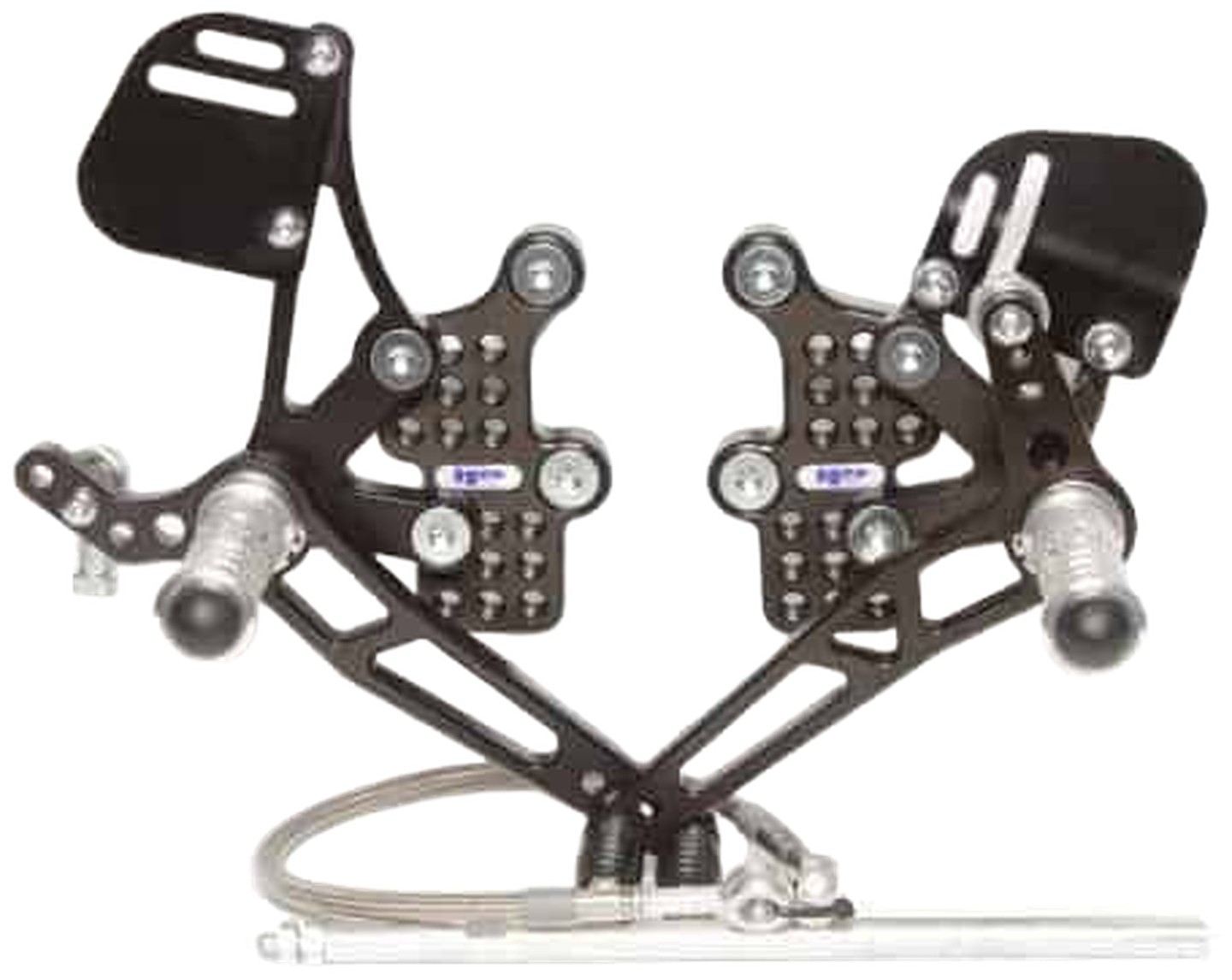 COMMANDES RECULÉES PP-TUNING POUR SV 1000 2003-2007