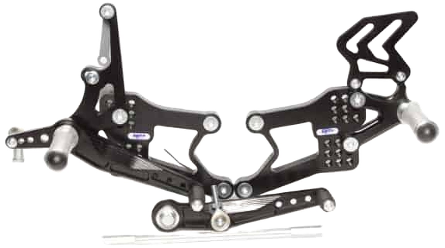 COMMANDES RECULÉES PP-TUNING POUR YZF R6 2003-2006
