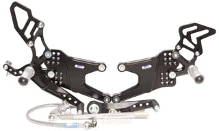 COMMANDES RECULÉES PP-TUNING POUR YZF R1 2007-2008
