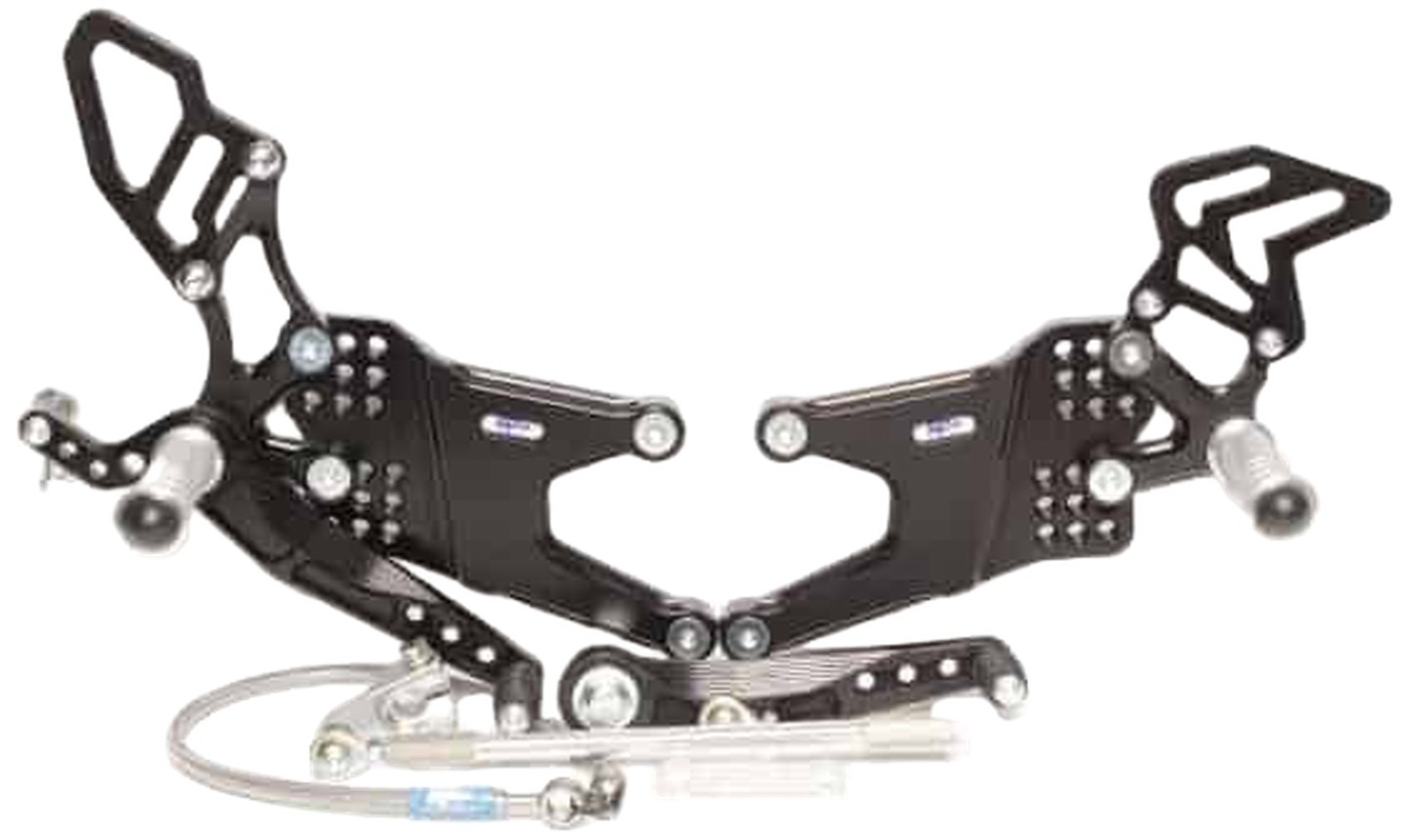 COMMANDES RECULÉES PP-TUNING POUR YZF R1 2007-2008