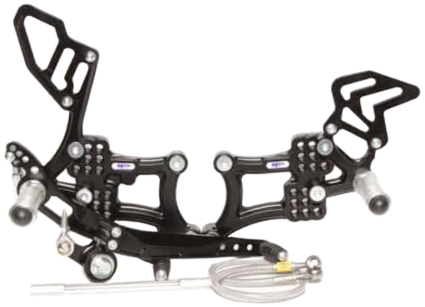 COMMANDES RECULÉES PP-TUNING POUR YZF R1 2009-2014