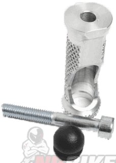 REPOSE-PIED RACING 80 mm  PP-TUNING pour Daytona 675R / MT 07 / Street Triple