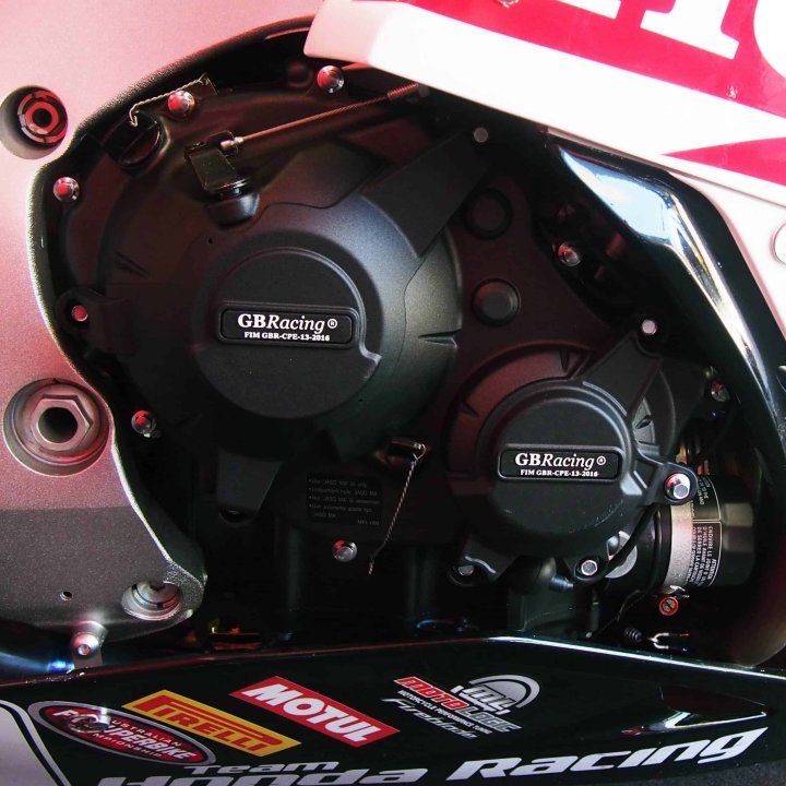 Kit de 3 protections de carter GB Racing CBR1000RR 2008-2016, CBR1000RA 2010-2016