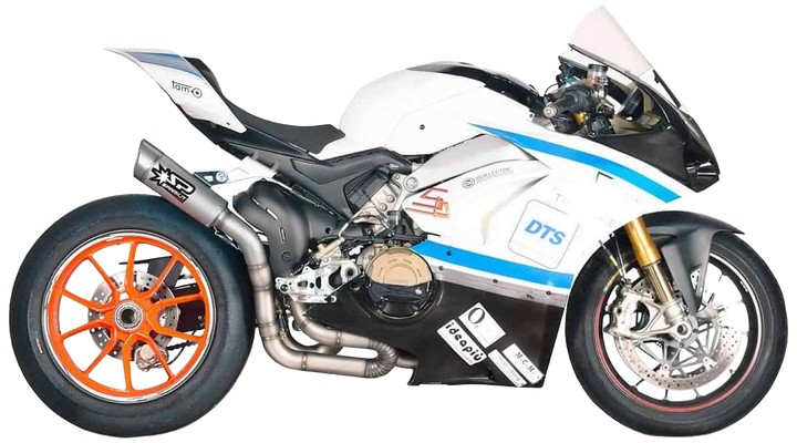 DEMI LIGNE SPARK INOX + SILENCIEUX GRID-O DUCATI PANIGALE V4 GDU8823T