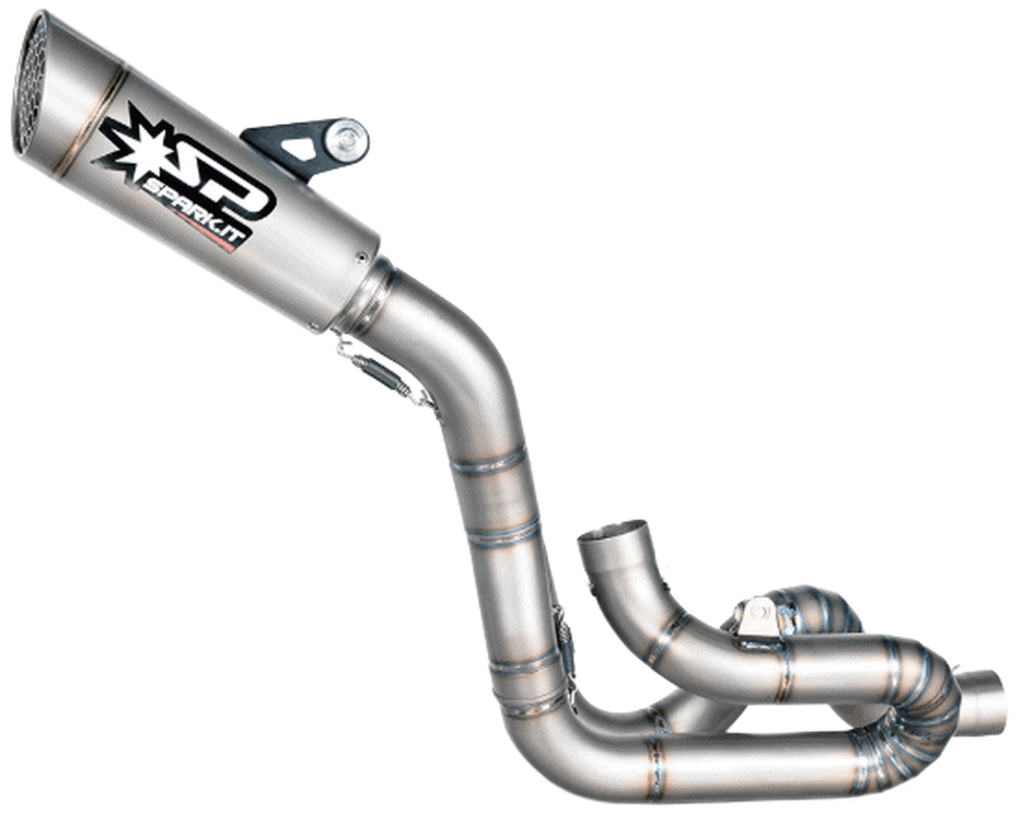 DEMI LIGNE SPARK TITANE + SILENCIEUX GRID-O POUR DUCATI PANIGALE V4
