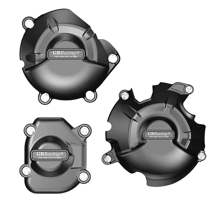 Set de Protections carter moteur GB Racing pour KAWASAKI Z800 / E  2013-2016