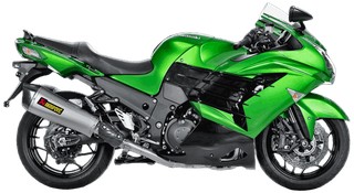 LIGNE COMPLÈTE RACING AKRAPOVIC POUR 1400 ZZR 2012-2018 (S-K14R3-ZAAT)