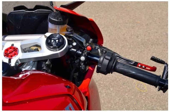 DEMI GUIDON RÉGLABLE DUCABIKE PANIGALE V4 Ø 53MM (BSRA53V4D)