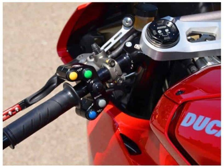 DEMI GUIDON RÉGLABLE DUCABIKE PANIGALE V4 Ø 53MM (BSRA53V4D)