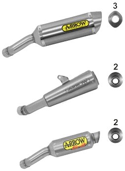 SILENCIEUX ARROW POUR YZF R3 / YZF R25 2015-2016