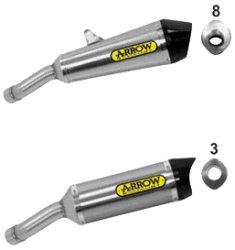 SILENCIEUX ARROW POUR YZF R3  2017-2018