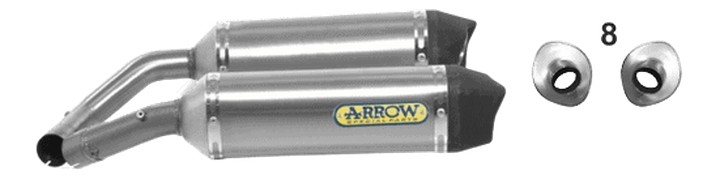 SILENCIEUX  DOUBLE ARROW POUR YZF R1 2009-2014