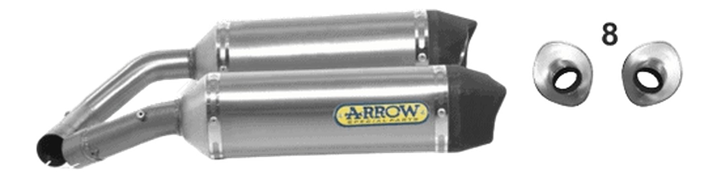 SILENCIEUX  DOUBLE ARROW POUR YZF R1 2009-2014