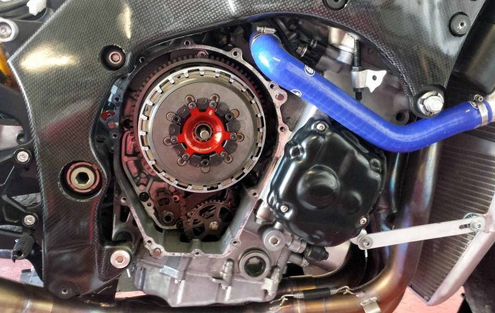 Vue sur un ZX10R 2013