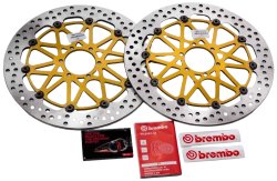 DISQUES BREMBO SUPERSPORT 320MM YAMAHA YZF-R6 2017-2022 (208973748)
