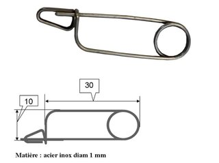 Épingle de Sécurité de Freinage - HOMOLOGUÉE FFM