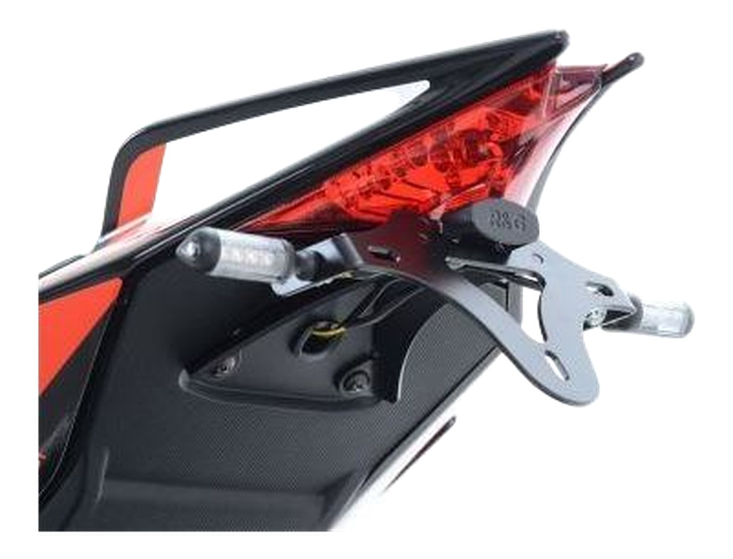 Support de plaque noir R&G Aprilia RSV4 Tuono V4 15-20