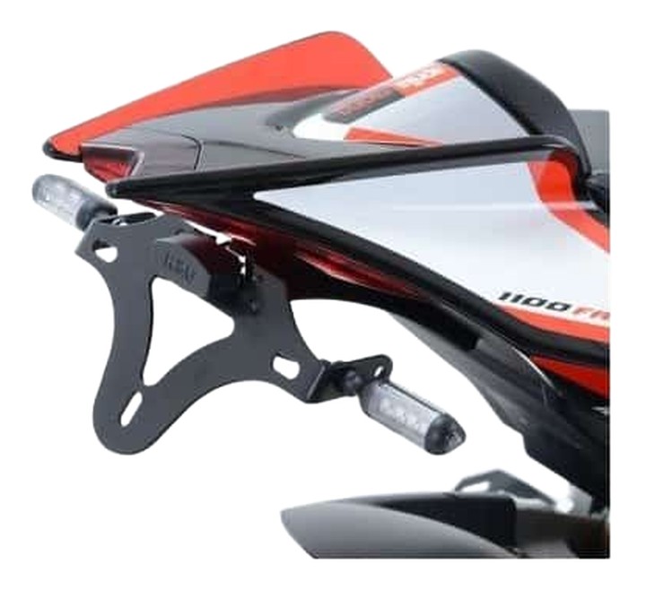 Support de plaque noir R&G Aprilia RSV4 Tuono V4 15-20
