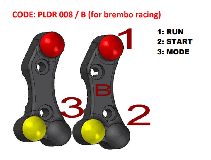 COMMODO RACING DROIT JETPRIME S1000RR 15-18 (PLD008)