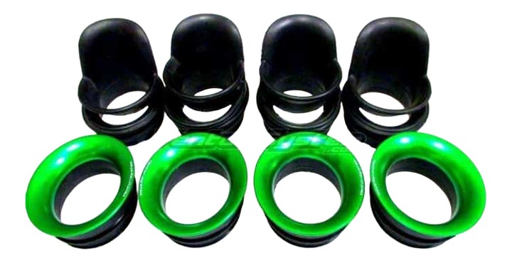 KIT CORNETS D'ADMISSION RACING KAWASAKI ZX6R / 636 2013-2020 (VS34)
