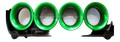 KIT CORNETS D'ADMISSION RACING KAWASAKI ZX6R / 636 2013-2020 (VS34)