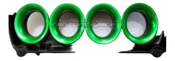 KIT CORNETS D'ADMISSION RACING KAWASAKI ZX6R / 636 2013-2020 (VS34)
