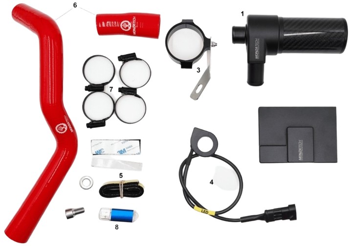 KIT REFROIDISSEMENT MONZATECH PANIGALE V4 2025-2026 (MT-K-DPV425)