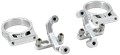 SUPPORT DE GARDE-BOUE MOBILE PANIGALE V4 2025-2026 (Fourches Showa)