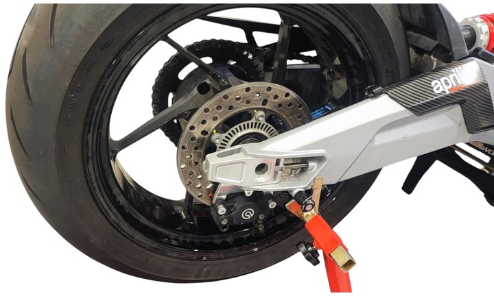Système de changement rapide de roue arrière CBE pour Aprilia RS 660 2020-2026
