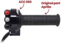 Commodo droit avec tirage Jetprime pour Aprilia RS660 20-24 (ACC660)
