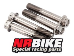 VIS D'ETRIERS AVANT PERCEES EN TITANE APRILIA RS 660 2020-2025