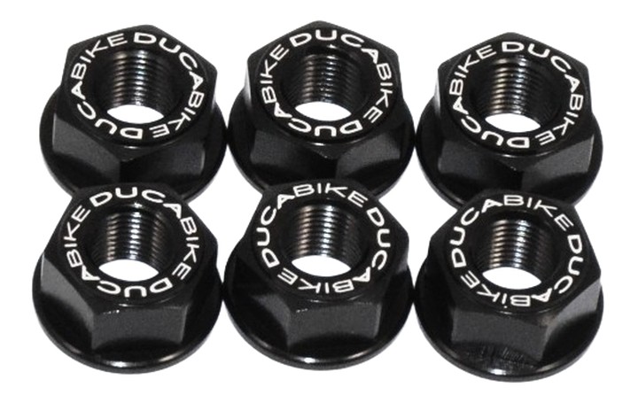 Ecrous de porte-couronne noir