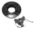 Bouchon noir-argent avec clef carbone (en option)