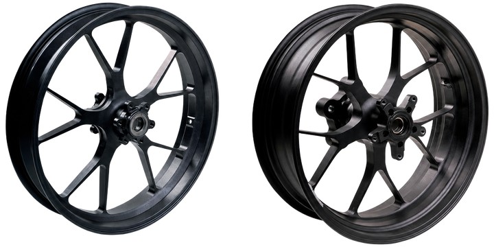 PAIRE DE ROUES ALU FORGÉE NOIRE APRILIA RSV4 2015-2026