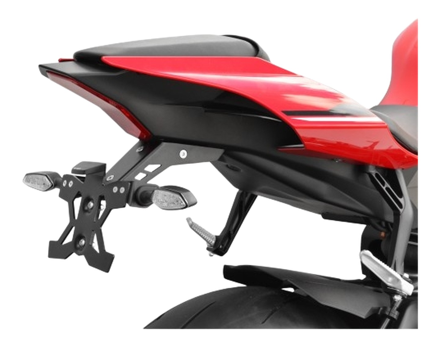 Support de plaque d'immatriculation TOP BLOCK Racing Yamaha YZF-R1 2015-2019 (SPEY33)